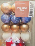 Festive Bauble Set 24pc - Assorted