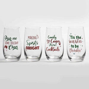 10% OFF Chistmas Highball Tumbler Set of 4