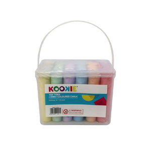 Kookie Jumbo Chalk Assorted 24pc