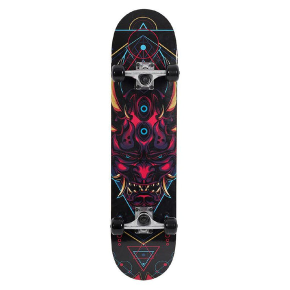 Milazo Wooden Skateboard Skull 31 inch