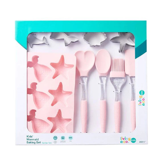 Mermaid Baking Set 9pc Pink