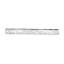 30cm Plastic Ruler Clear