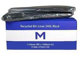 M-Series 240L Wheelie Bin Liner - Pack