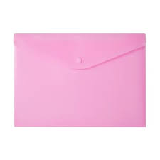 A4 Document Wallet - Pink