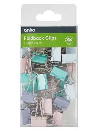 Foldback Clips 19mm x 28