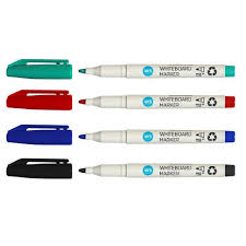 WS Whiteboard Marker Bullet Tip 4 Wallet