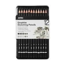 12PC Sketching Pencils