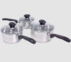 Zip Classic Saucepan Set S/S 3pc