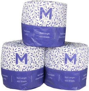 POLY M-Series Premium Toilet Paper 2ply 400s